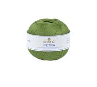 DMC Petra de Hilo, 100% algodón, Verde, tamaño 8