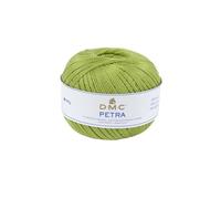 DMC Petra - Ovillo, 100% algodón, Color Verde, tamaño 8