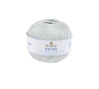 DMC Petra Ovillo de Hilo, 100% algodón, Color Gris, tamaño 5