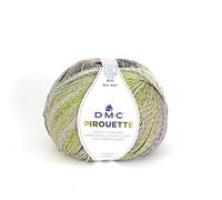 DMC - Piroutte, efecto multicolor - Cálido, suave y ligero | Ideal para todo tipo de ropa | 200g, 500m, 10 colores