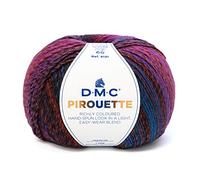 DMC - Piroutte, efecto multicolor - Cálido, suave y ligero | Ideal para todo tipo de ropa | 200g, 500m, 10 colores