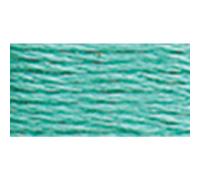 DMC Seis Hilos Bordado algodón Hilo, Medio Verde, 8.7-Yard, Pack de 12