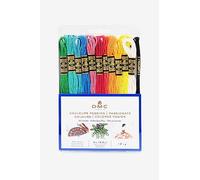 DMC - Surtido de hilos Mouliné colores Pasión, 100% algodón - 12 ovillos de 4 metros | Hilo de bordar, punto de cruz ideal, pulsera brasileña, pasatiempos creativos | idea de regalo