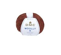 DMC Wolly 5 - Lana de Merino (80 m), Color Naranja Oscuro