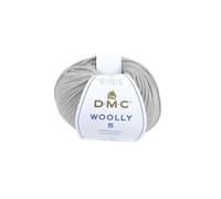 DMC "Woolly 5" - Ovillo de Lana Merino, 80 m, Color Gris