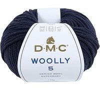 DMC Woolly 5 - Ovillo de lana merino Aran 173, 10 ovillos de 50 g, 80 metros por ovillo