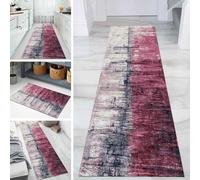 DMCHENGMA Alfombra de Pasillo para Pasillo, tapete Antideslizante Duradero, Almohadilla de Pelo bajo, Largo, 100cm, 1,5m, 2m, 250cm, 300cm, 3,5m, 4m, 4,5m, 5m, 6m(110x450cm)