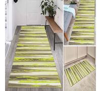 DMCHENGMA Alfombras de Cocina Alfombras de área Alfombra de Corredor fácil de Limpiar Alfombras duraderas con Respaldo Antideslizante Almohadilla de Piso Estrecha(60×350cm)