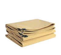 DMCHENGMA Lona Impermeable de Alta Resistencia 500 g/㎡ Muebles de Lona de PVC Caravana Beige Hoja de Cubierta para Acampar Toldo Multiusos de Doble Cara Carpa con Ojales de Metal Toldos (Size : 3x6m)