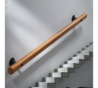 DMCHENGMA Pasamanos de Madera Maciza: Kit de Montaje Completo para un Mango Seguro para Caminar, barandilla de Escalera sin barreras(240cm)