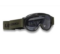 DMD Gafas para casco Ghost Goggle Green ahumado, U
