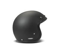 DMD Jet Retro Matt Black Casco, Adultos Unisex, Negro, M