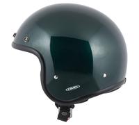 DMD Retro Casco Jet Verde/Metálico L unisex