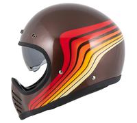 DMD Seventyseven Waves Casco Integral Marrón/Metálico M unisex