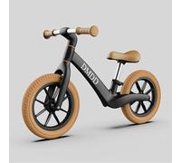 DMDD Bicicleta de equilibrio para niños de 2 a 5 años, 12 pulgadas sin pedal, para interiores y exteriores, asiento de ajuste sin herramientas, regalo ligero para niños y niñas de 2 a 5 años