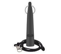 DmDoyy 1 Pcs Silbato para Perros Profesiona, Ideal para El Entrenamiento De Perros, para Mascotas con Cordón Y Llavero para Adiestramiento De Perros Y Control De Ladridos, Negro