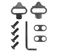 DmDoyy 2 Pares Calas MTB Carretera SPD SH51 Tacos De Bicicleta Compatibles con Pedales SPD, Diseño Antideslizante para Ciclismo De Montaña Y Ruta