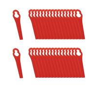 DmDoyy 50 Piezas plástico Original Juego de cuchillas de recambio de para cortacéspedes, Cortacésped y desbrozadora, Cuchilla Desbrozadora