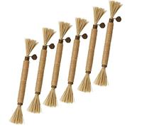 DmDoyy 6 Juguetes De Menta Gata, Uguetes De Hierba Gatera para Masticar Gato, para Gatos De Interior, Limpieza De Dientes, Dentición