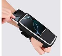DmDoyy Brazalete Movil Running, Brazalete Móvil Deportivo Universa, Ajustable, Impermeable, Brazalete para Correr, Fitness, Entrenamientos, Gimnasia Y Deportes Al Aire Libre hasta 6,9" (Negro)