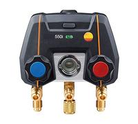 DMETE Aplicación de maníficos refrigeración Digital Controlado 2 válvulas Medidor presión Aire Bluetooth Compatible Herramienta manómetro Prueba con precisión