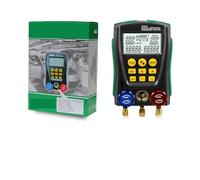 DMETE Digital Pressure Gauge Refrigeration Vacuum Manifold Tester Meter HVAC Temperature For Car Repair Prueba con precisión(DY517)
