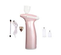 DMETE Fácil uso inalámbrico Mini Nuevos diseños Aerógrafo con compresor Podery Professional Marca Hobby Foundation Makeup Salon Bomba de aire Soplado conveniente(Part D pick)