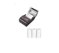 DMETE Impresora de inyección de Tinta portátil Impresora de Recibos térmicos Bluetooth de Mano Mini 58mm Impresora portátil USB Impresoras de entradas para Etiqueta de Fecha de código(Printer Only)
