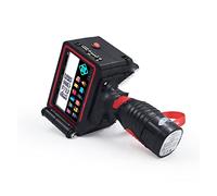 DMETE Impresora de inyección de Tinta portátil Impresora portátil de Tinta de Tinta de Mano, Altura de impresión hasta 4 8mm, Impresión física de Alta definición para Etiqueta de Fecha de código