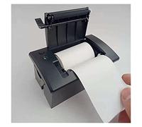 DMETE Impresora de inyección de Tinta portátil Incorporado POS Impresora de entradas de recibo con Interfaz RS232 / TTL 5V-9V 58mm Mini Impresora térmica para Etiqueta de Fecha de código(White RS232)