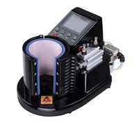 DMETE Impresora de inyección de Tinta portátil Taza neumática Máquina de Prensa de Calor Impresora de sublimación 2D Taza térmica Digital Máquina de impresión para Etiqueta de Fecha de código(E-U)