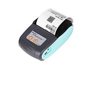 DMETE Impresora de inyección de Tinta portátil Térmico portátil BT 4.0 Impresora de Recibos Mini Impresora Mobile 58mm Máquina Taxi Impresora para Etiqueta de Fecha de código(Bianco)