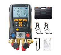 DMETE Kit de manómetro Digital Sistema Medidor presión refrigeración Bluetooth Manómetro vacío Externo Prueba con precisión