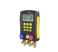 DMETE Lm120 Medidor de presión refrigeración HVAC Herramienta Prueba medidor Temperatura vacío Tesor del colector Digital for Aire Acondicionado Prueba con precisión
