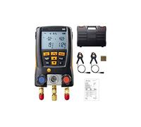 DMETE Maniadificador de maniatural Digital Medidor presión Aire Acondicionado for refrigerante con Abrazadera 2pcs Prueba con precisión(Testo 550)