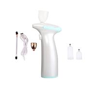 DMETE Mini kit de compresor aerógrafo personal inalámbrico Portátil portátil Multifuncional Fundación Maquillaje Craft Barber Salon Set Soplado conveniente(Part D blue)