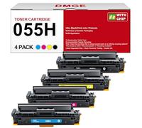 DMGE 055H - 055 - Juego de cartuchos de tóner MF743cdw de repuesto para Canon 055, juego de cartuchos de tóner para impresoras Canon MF743Cdw Color MF741Cdw MF745Cdw MF746Cdw, MF743 MF741, 4 unidades