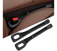 DMHYZTE Tapón de Espacio de Asiento de Coche, 2 Piezas Relleno De Huecos para Asiento De Coche, Car Seat Gap Filler, Organizador para Espacios de Asiento, Relleno Universal Asiento de Coche, (Negro)