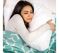 DMI - Almohada ortopédica y ergonómica (incluye funda), color blanco