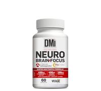 DMI INNOVATIVE NUTRITION - Neuro Brain & Focus - Super Fórmula Nootrópica - 60 Cápsulas - Suplemento Vitamínico para Función Cognitiva, Memoria y Concentración