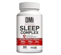 DMI INNOVATIVE NUTRITION Sleep Complex 60 Cápsulas - Melatonina 1,9 mg, Ashwagandha KSM-66®, Amapola de California, Valeriana, Melisa, Pasiflora, B6 - Soporte para el Descanso Nocturno y la Relajación