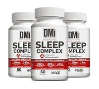 DMI Innovative Nutrition Sleep Complex 60 Cápsulas - Suplemento para Descanso con Melatonina, Ashwagandha KSM-66®, Amapola de California, Valeriana, Melisa, Pasiflora, Vitamina B6