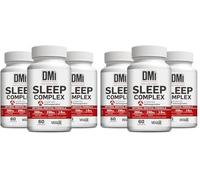 DMI Innovative Nutrition Sleep Complex 60 Cápsulas - Suplemento para Descanso con Melatonina, Ashwagandha KSM-66®, Amapola de California, Valeriana, Melisa, Pasiflora, Vitamina B6 (Paquete de 2)