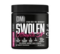 DMI Innovative Nutrition SWOLEN ULTIMATE SF - Pre-Workout sin Estimulantes -Sabor Pink Lemonade 325 g - 11 Ingredientes Activos - Sin Azúcar