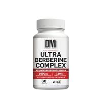 DMI INNOVATIVE NUTRITION Ultra Berberine Complex 60 Cápsulas - Berberina HCl 97%, Aronia, Diente de León, Cromo - Suplemento Herbal para Salud Hepática, Control de Peso y Salud Cardiovascular