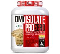 DMI Proteína ISOLATE PRO ZERO-Proteína para Recuperación y Desarrollo Muscular - 100% Aislado de proteína de suero con DigeZyme® y LactoSpore - Sin Azúcares Añadidos (2 Kg, Vanilla Wafer)