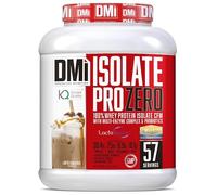 DMI Proteína ISOLATE PRO ZERO-Proteína para Recuperación y Desarrollo Muscular - 100% Aislado de proteína de suero con DigeZyme® y LactoSpore - Sin Azúcares Añadidos (2 kg, Latte Caramel)
