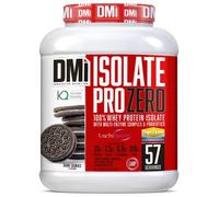 DMI Proteína ISOLATE PRO ZERO-Proteína para Recuperación y Desarrollo Muscular - 100% Aislado de Proteína de Suero con DigeZyme® y LactoSpore - Sin Azúcares Añadidos (2 Kg, Dark Cookies)