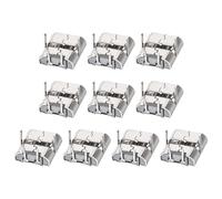 DMiotech 10 piezas Conector de Toma Hembra Micro USB de 2 Pines 90 Grados 1A 30V Conjunto de Conector de Jack para Soldadura de Teléfono Reparación de USB Adaptador de Repuesto