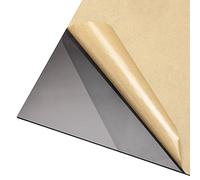 DMiotech 2 Paquetes Tablero Acrílico PMMA 12" x 12" Negro Transparente | y 3 mm de Grosor, para Proyectos de Manualidades y Bricolaje